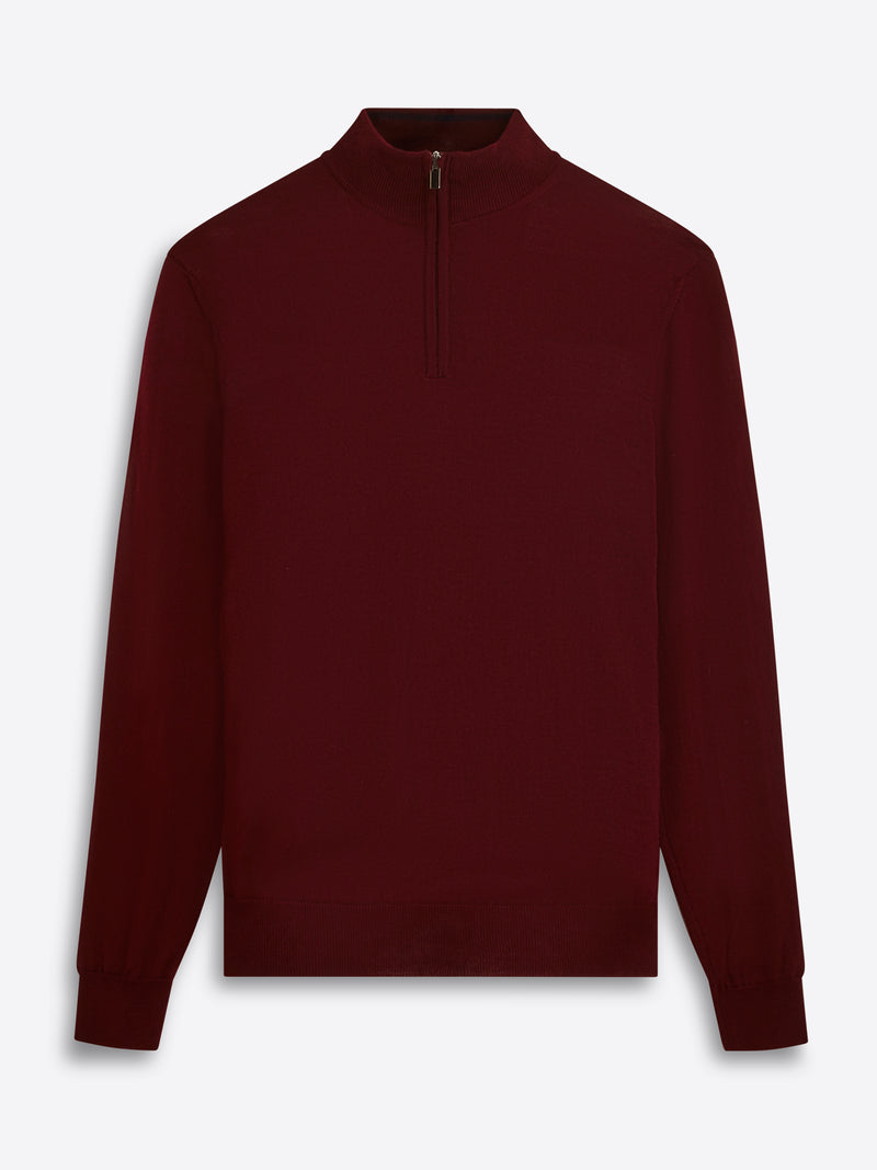 Bugatchi Quarter Zip Sweater