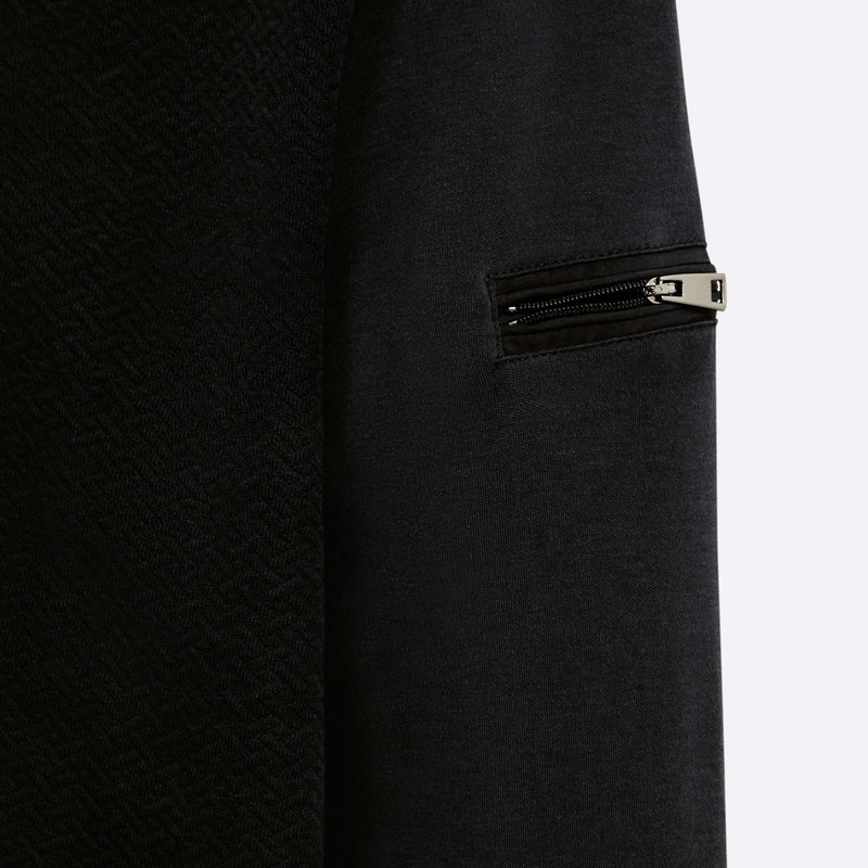 Bugatchi full zip mock neck