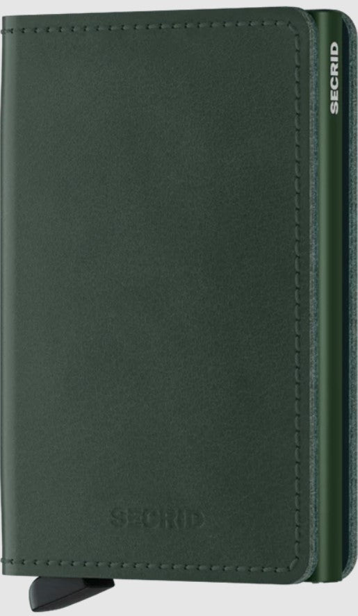 Secrid Slimwallet Green Leather