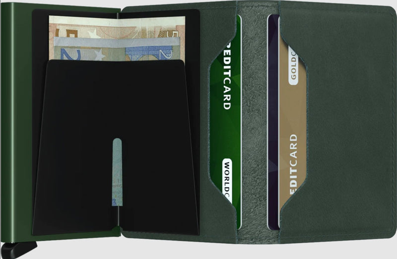 Secrid Slimwallet Green Leather