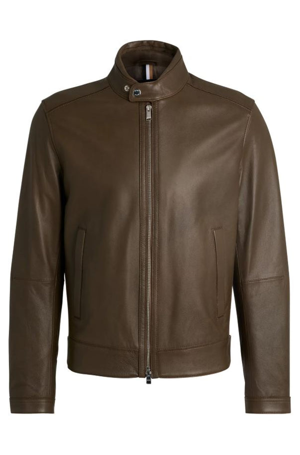 着用回数3〜4回BOSS Lamb Leather Jacket