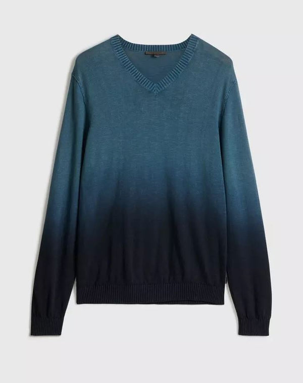 JOHN VATVATOS LS SLUB COTTON VEE