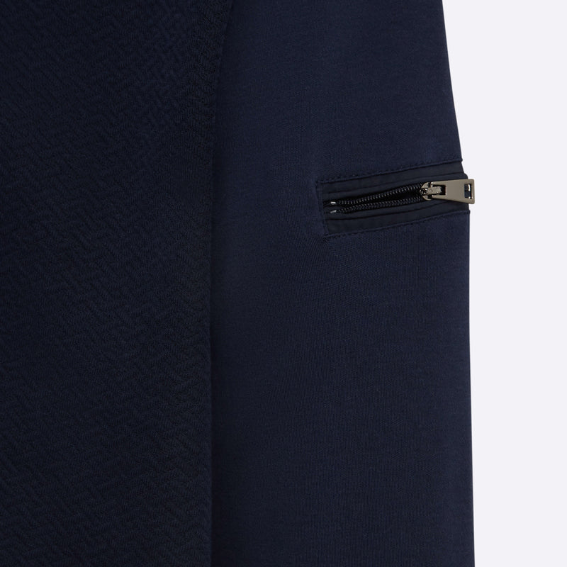 Bugatchi full zip mock neck