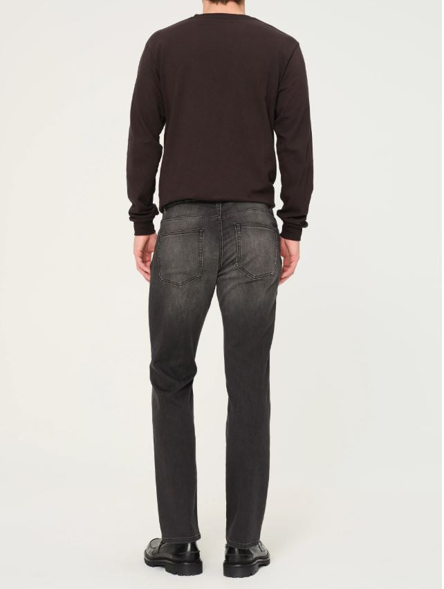 DL1961 Nick Washed Black Knit Denim