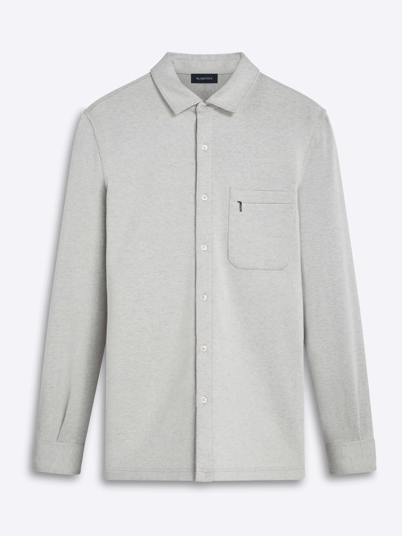 Bugatchi knit shirt jacket