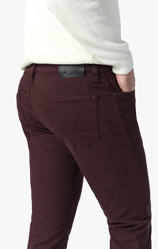 34 Heritage Cool Merlot Diagonal Denim