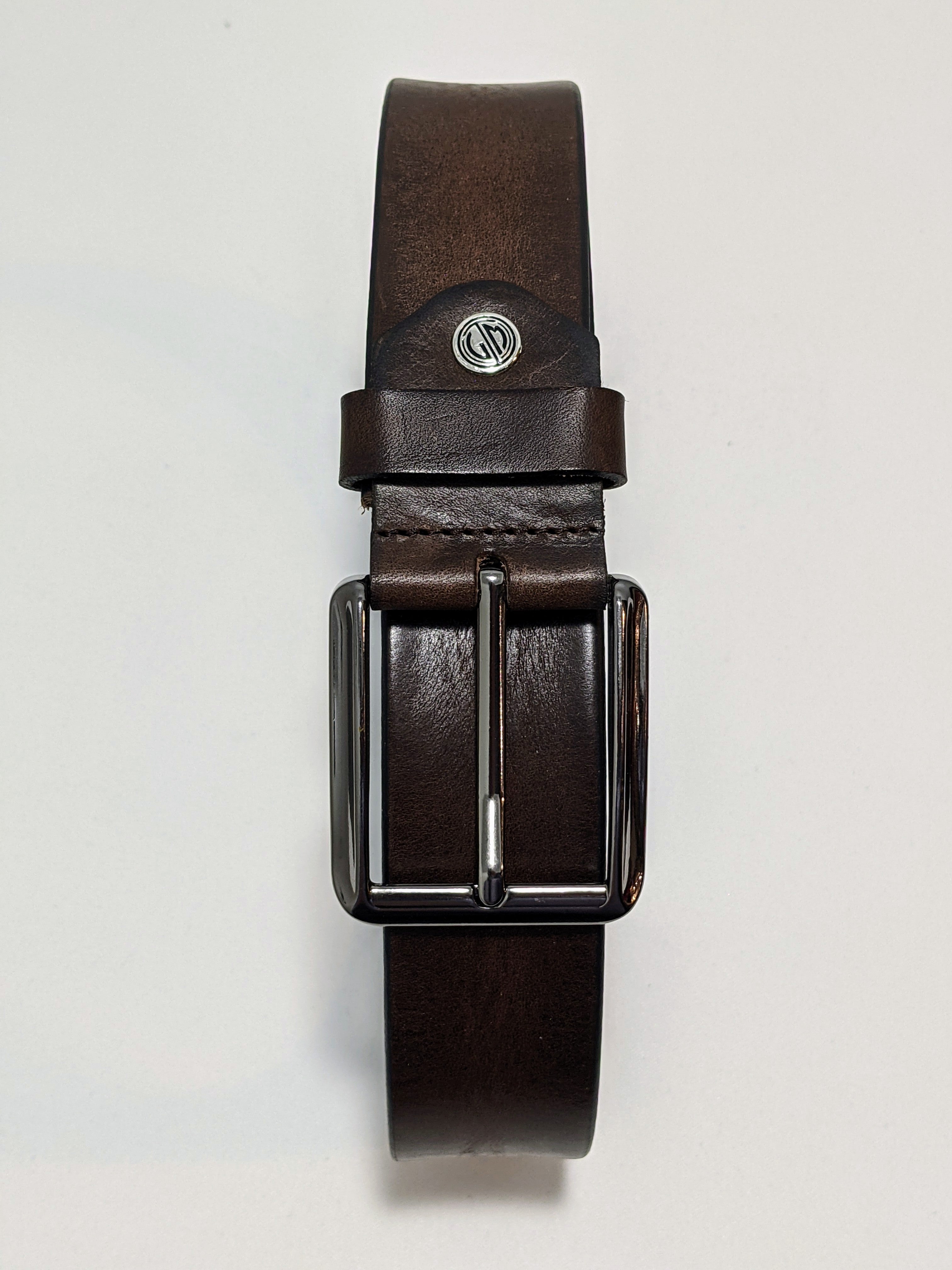 Lindenmann Belt - Premium Leather - Textured Navy main image 0