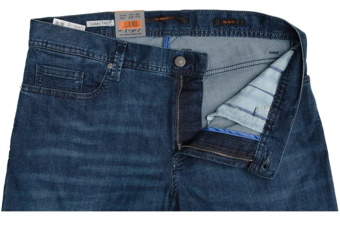 Alberto Pipe Light Tencel Denim