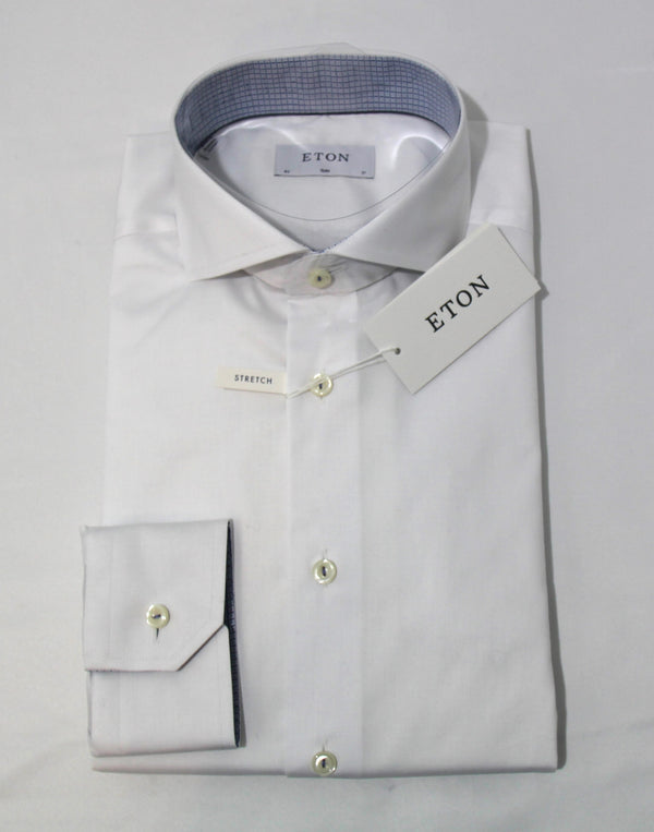 Eton Slim Fit Signature Poplin Dress Shirt