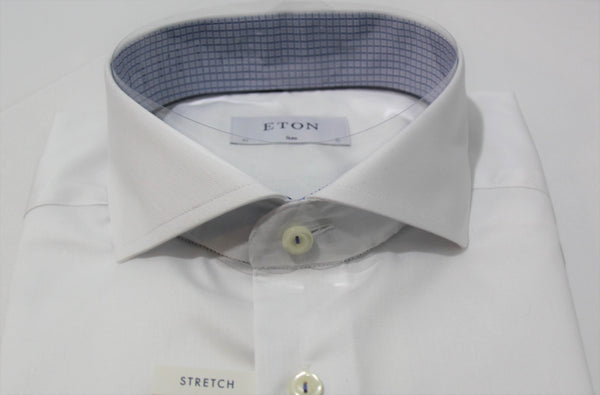 Eton Slim Fit Signature Poplin Dress Shirt