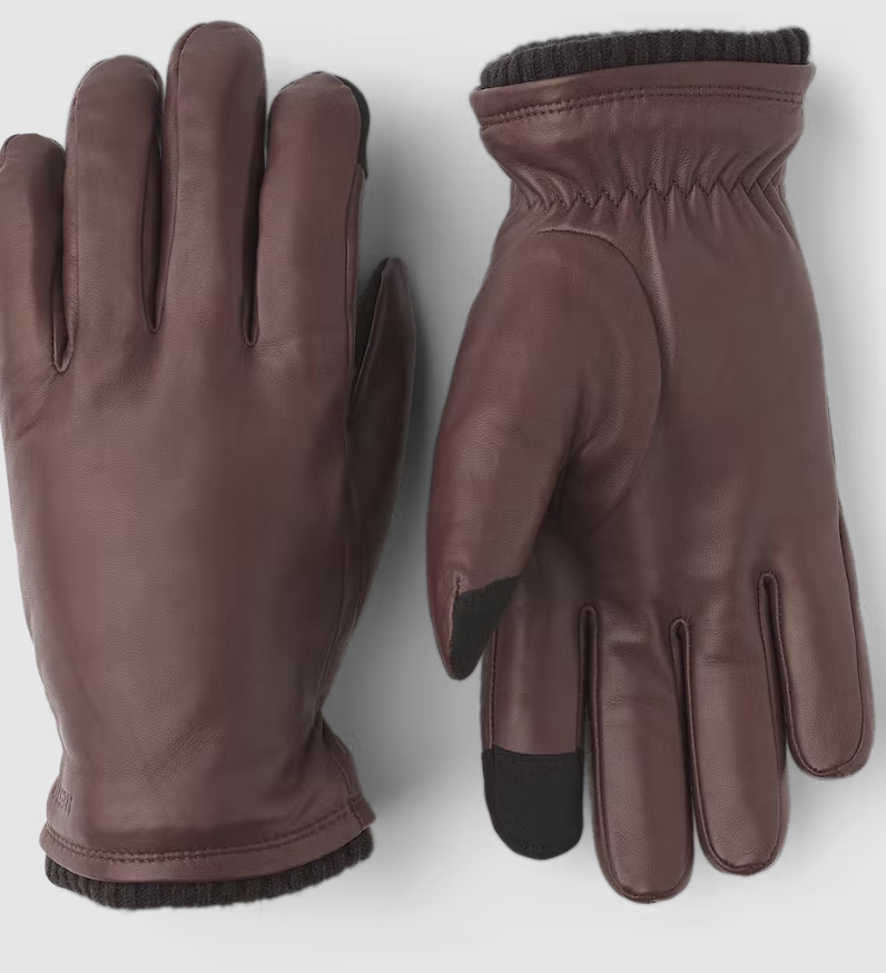 Hestra Lambskin Leather Touch Screen Gloves