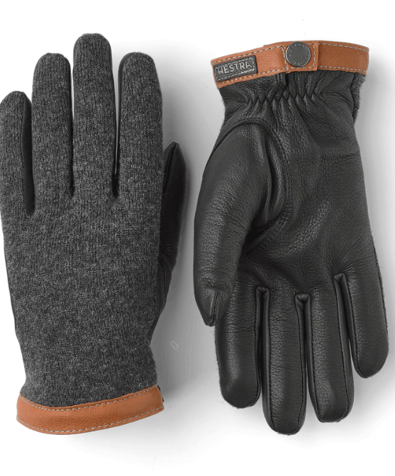 Hestra  Deerskin Wool Tricot Gloves