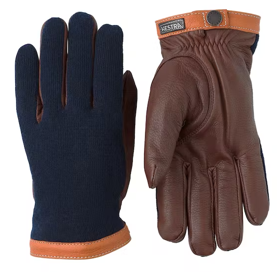 Hestra  Deerskin Wool Tricot Gloves