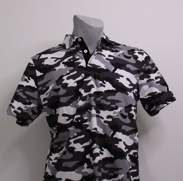 Bugatchi SS Print Polo