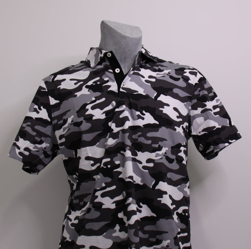 Bugatchi SS Print Polo