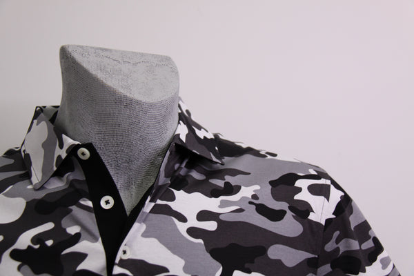Bugatchi SS Print Polo