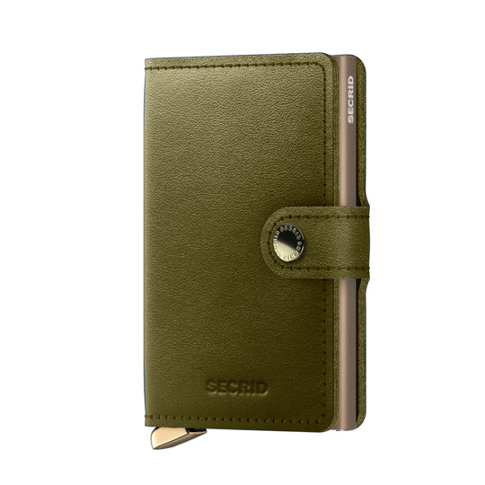 Secrid Leather Miniwallet Dusk Olive