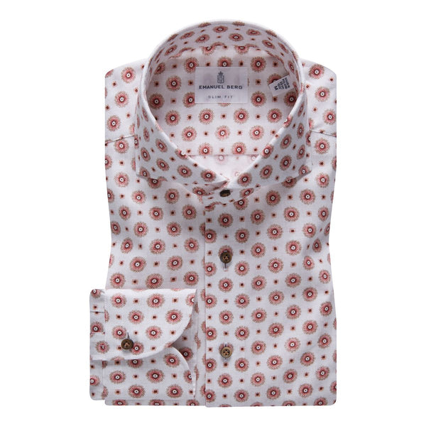 EMANUEL BERG SUMMER TEXTURED HYBRID SHIRT
