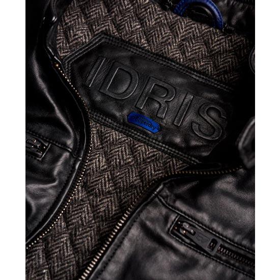 Superdry Leading Leather Biker Jacket