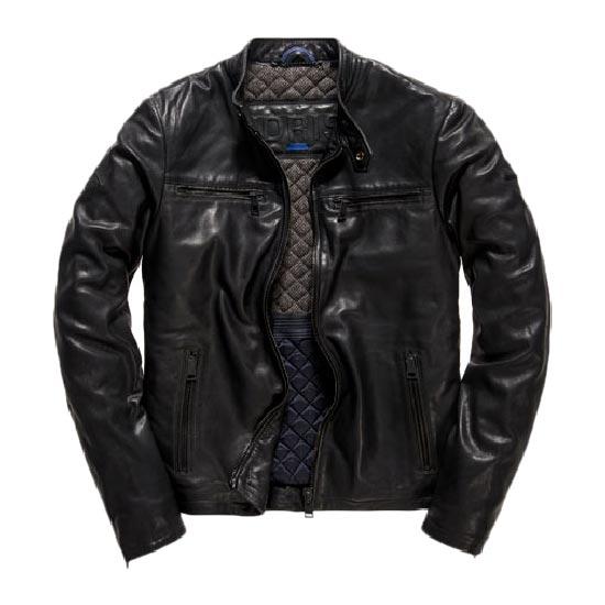 Superdry Leading Leather Biker Jacket