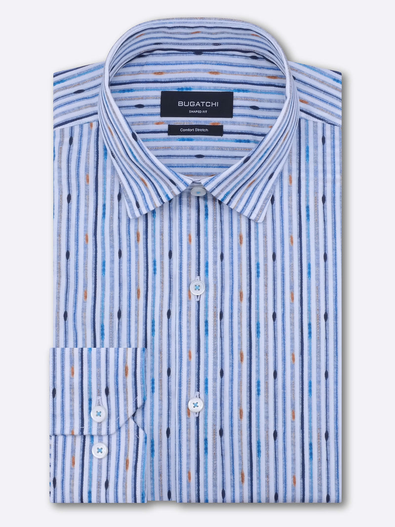 BUGATCHI LS Woven Shaped